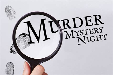 Murder Mystery Party! En Mördande Möte För Detektiver och Dramatiker